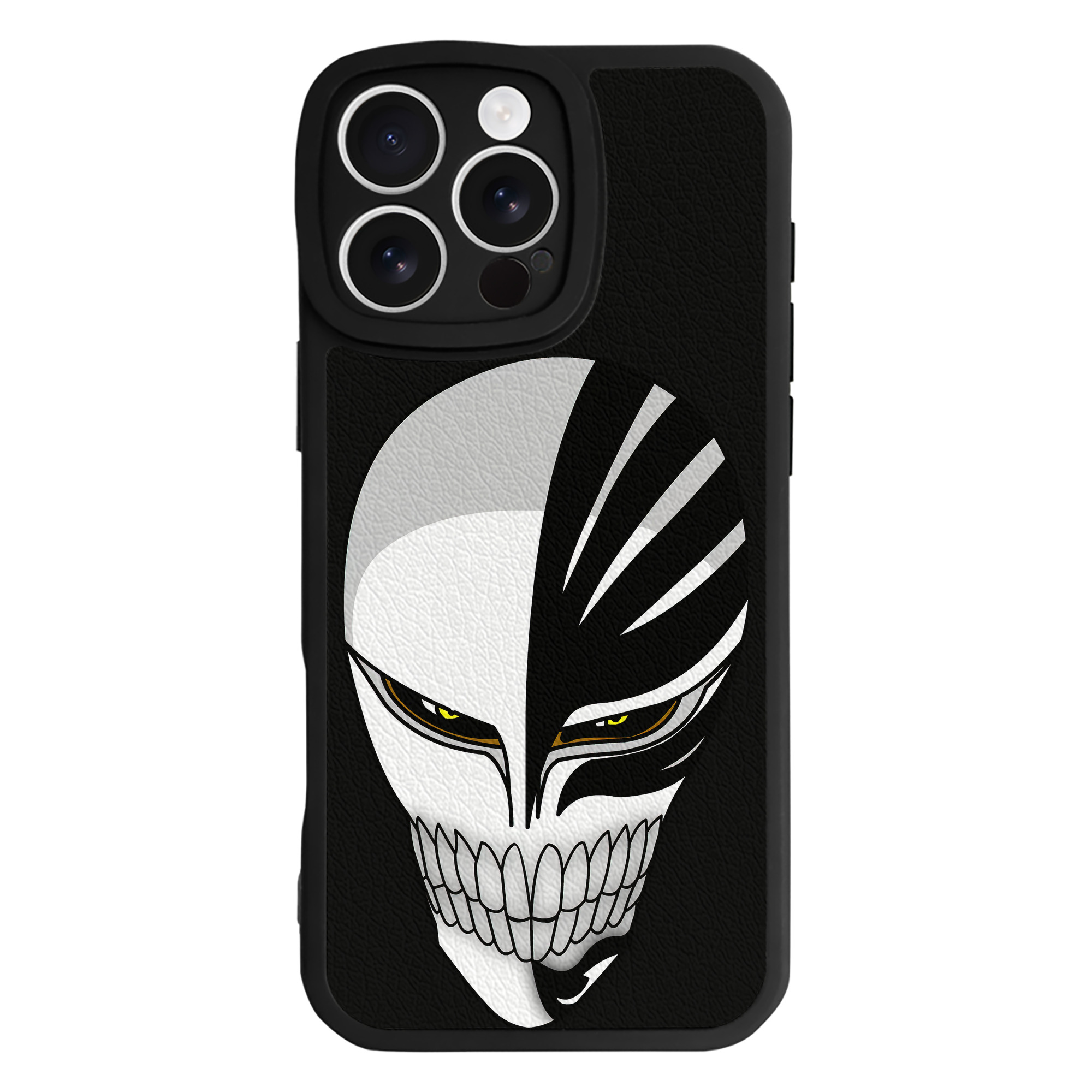 ブリーチ 黒崎一護（くろさき いちご）BLEACH Kurosaki Ichigo 【iPhone 16シリーズ対応】シリコンスマホケース（レザー調） 材質：シリコン